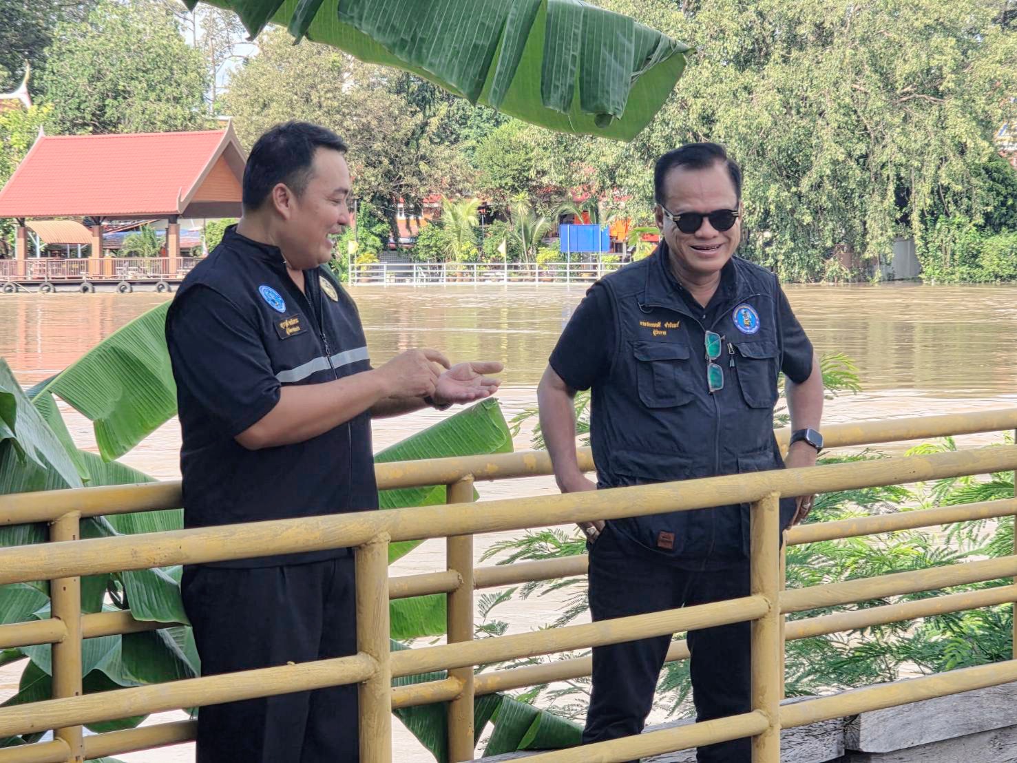 ผู้ว่าการ กปภ. ลงพื้นที่ติดตามสถานการณ์ระดับน้ำแม่น้ำแม่กลอง เตรียมพร้อมรับมือสถานการณ์อุทกภัย สถานีสูบน้ำดิบท่าแจ่ กปภ.สาขาราชบุรี