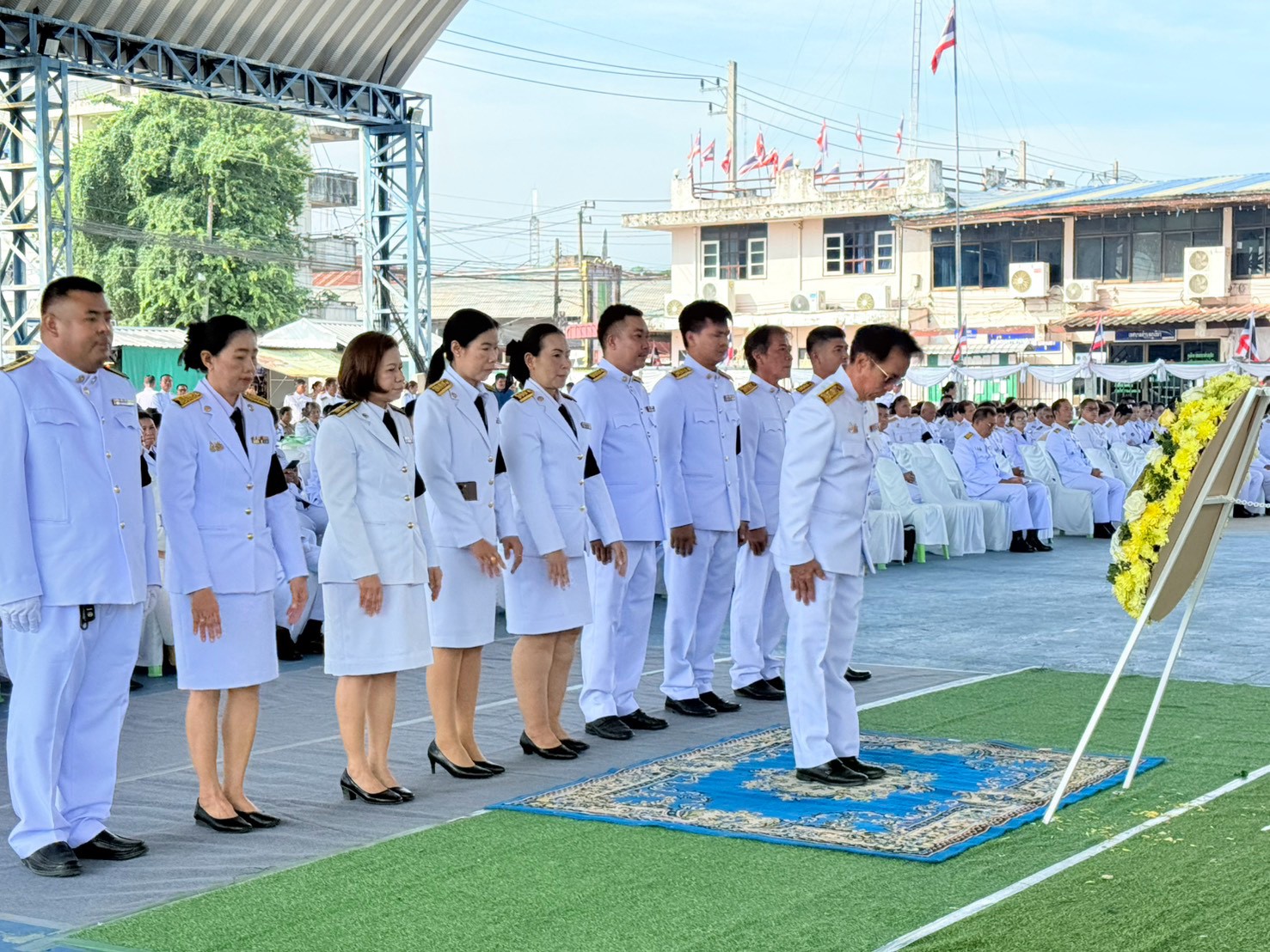 ไฟล์แนบ กปภ.สาขาภูเขียว ร่วมพิธีวางพวงมาลา เนื่องในวันนวมินทรมหาราช 13 ตุลาคม 2569