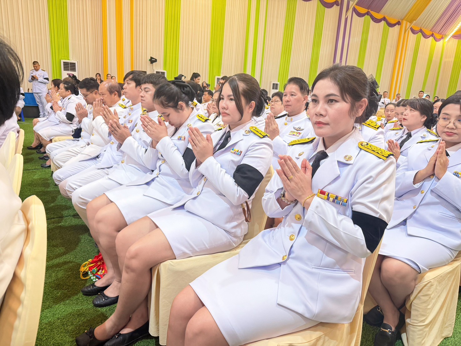 ไฟล์แนบ กปภ.สาขาปทุมธานี (พ) เข้าร่วมกิจกรรมงานพิธี เนื่องในวันคล้ายวันสวรรคต  สมเด็จพระนางเจ้าสิริกิติ์ พระบรมราชินีนาถ พระบรมราชชนนีพันปีหลวง  ณ วัดโบสถ์ อำเภอสามโคก จังหวัดปทุมธานี 