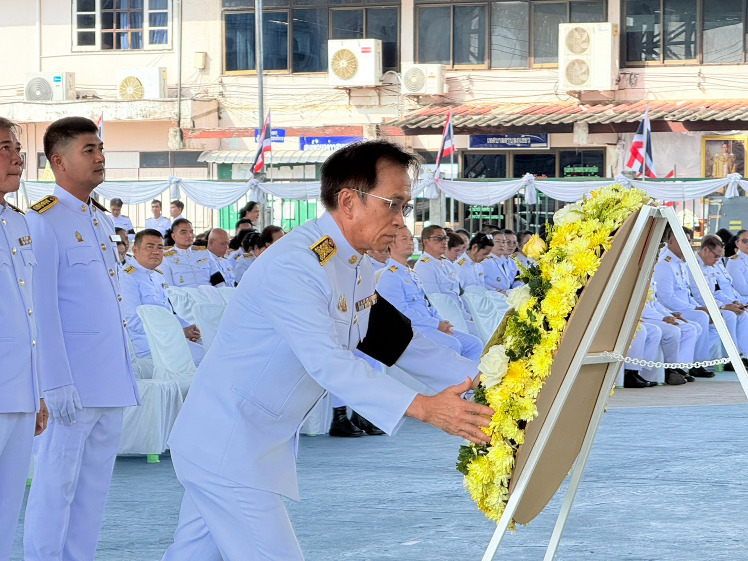 ไฟล์แนบ กปภ.สาขาภูเขียว ร่วมพิธีวางพวงมาลา เนื่องในวันนวมินทรมหาราช 13 ตุลาคม 2569