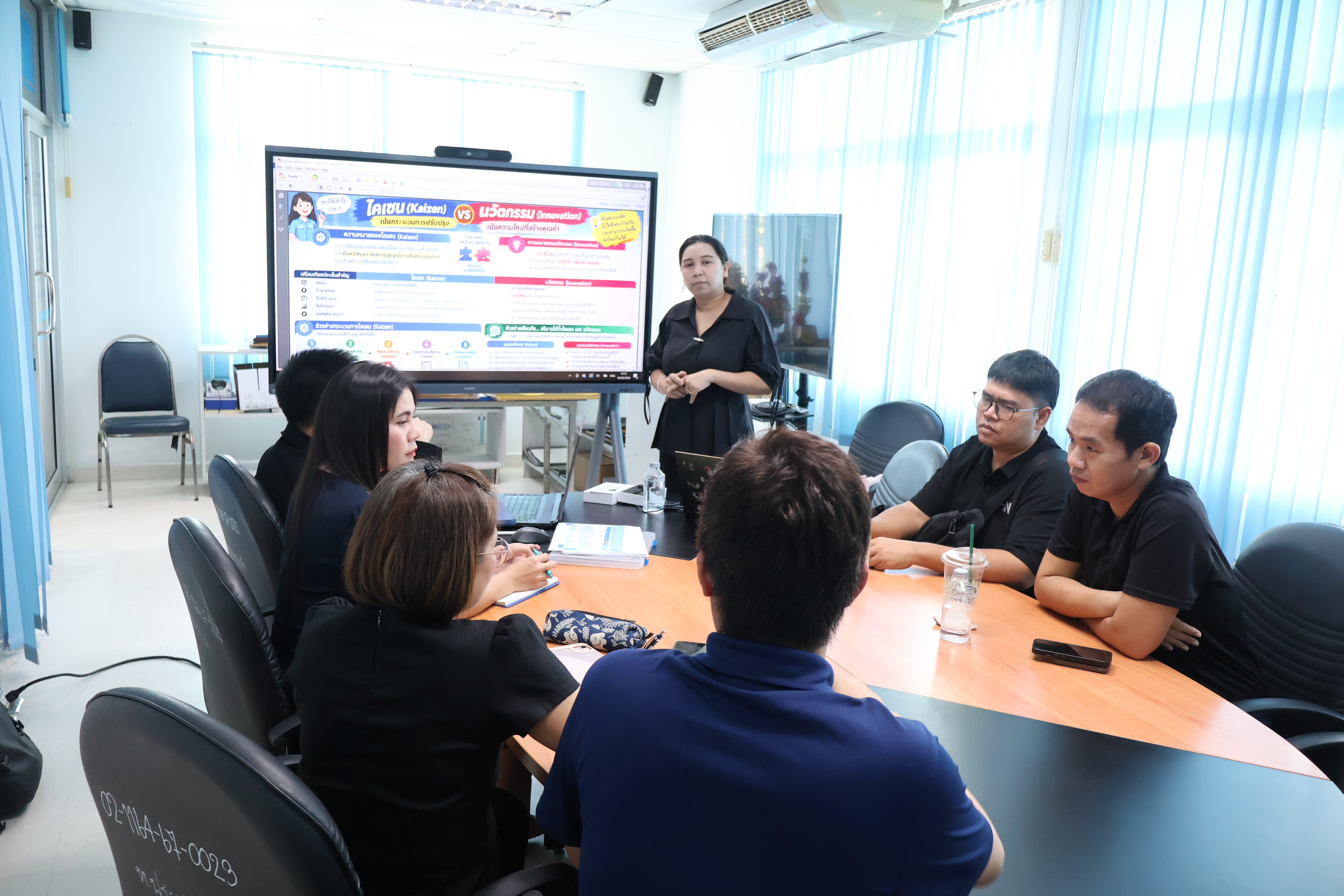 ไฟล์แนบ กปภ.สาขาปทุมธานี (พ) ประชุมเตรียมความพร้อมร่วมกับ กปภ.ข.2  เดินหน้าพัฒนานวัตกรรม เตรียมเข้าร่วมประกวด Kaizen