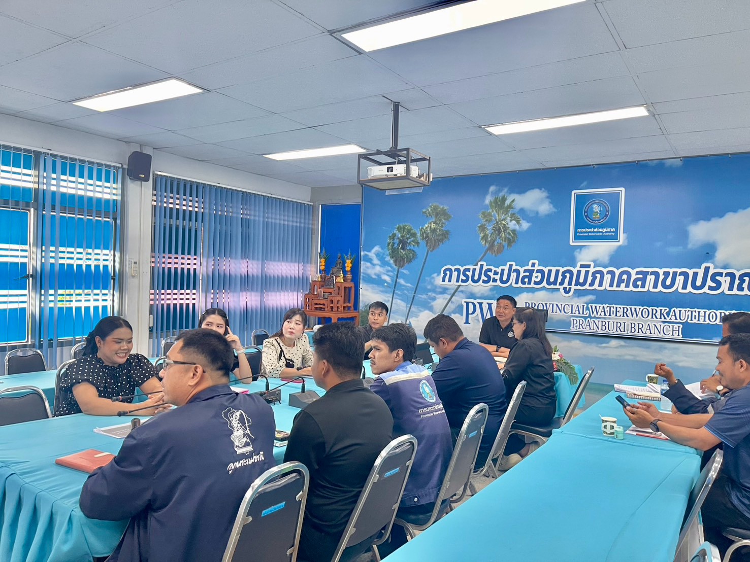 ไฟล์แนบ กปภ.สาขาปราณบุรี จัดกิจกรรมMorning Talk ประจำเดือนตุลาคม 2569 ตามแผนกิจกรรมสร้างระบบและส่งเสริมความผูกพัน ตามยุทธศาสตร์ ประจำไตรมาส 1/2570 