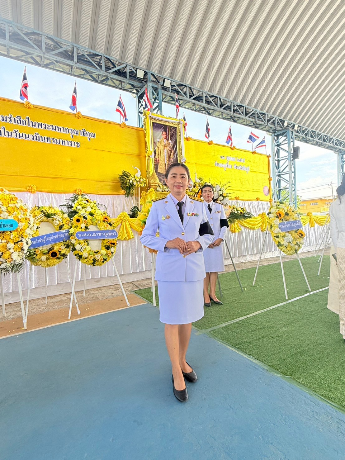 ไฟล์แนบ กปภ.สาขาภูเขียว ร่วมพิธีวางพวงมาลา เนื่องในวันนวมินทรมหาราช 13 ตุลาคม 2569